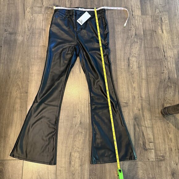 Jordache Sleek Black Flare Pants - Picture 5 of 9